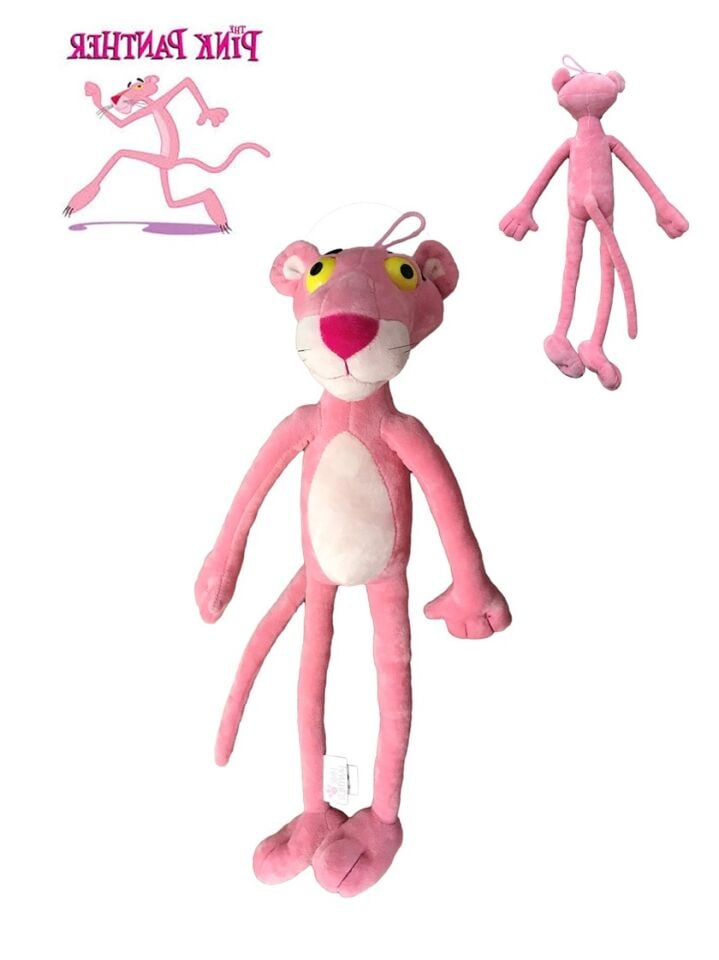 65 CM PEMBE PANTER PELUŞ (ASEL)