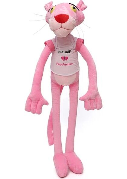 80 CM PEMBE PANTER PELUŞ (ASEL)