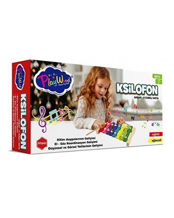 KUTUDA AHŞAP 8 NOTALI  KSİLOFON KL.36