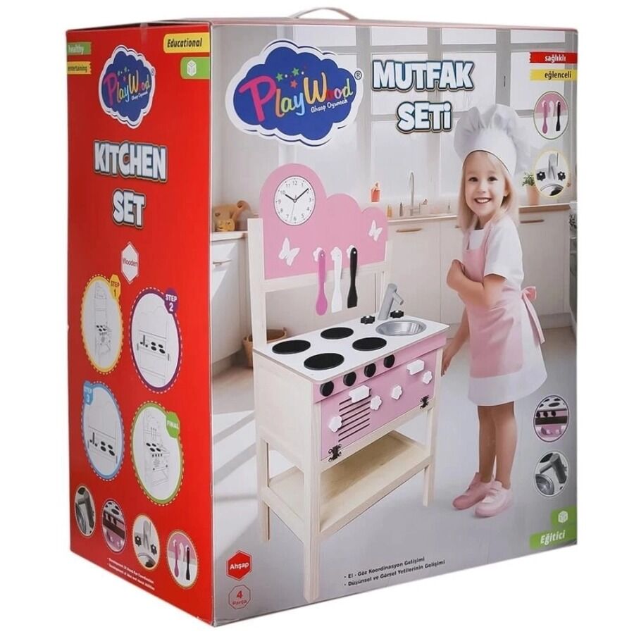 KUTUDA AHŞAP MUTFAK SETİ KL.3
