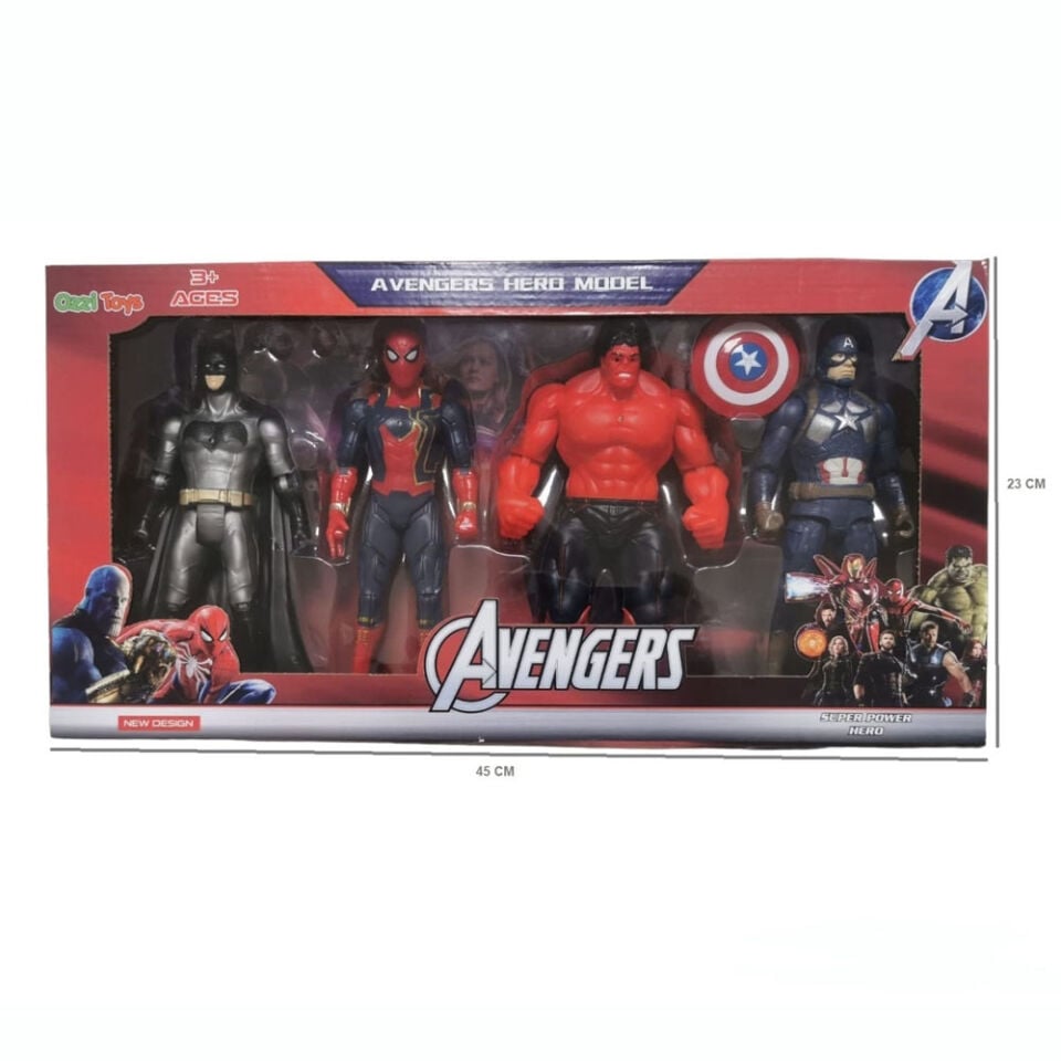 KUTULU 4 LÜ AVENGERS SET KL.36