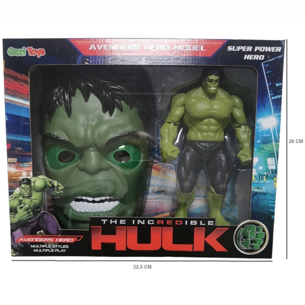 KUTULU MASKELİ HULK KARAKTER KL.48