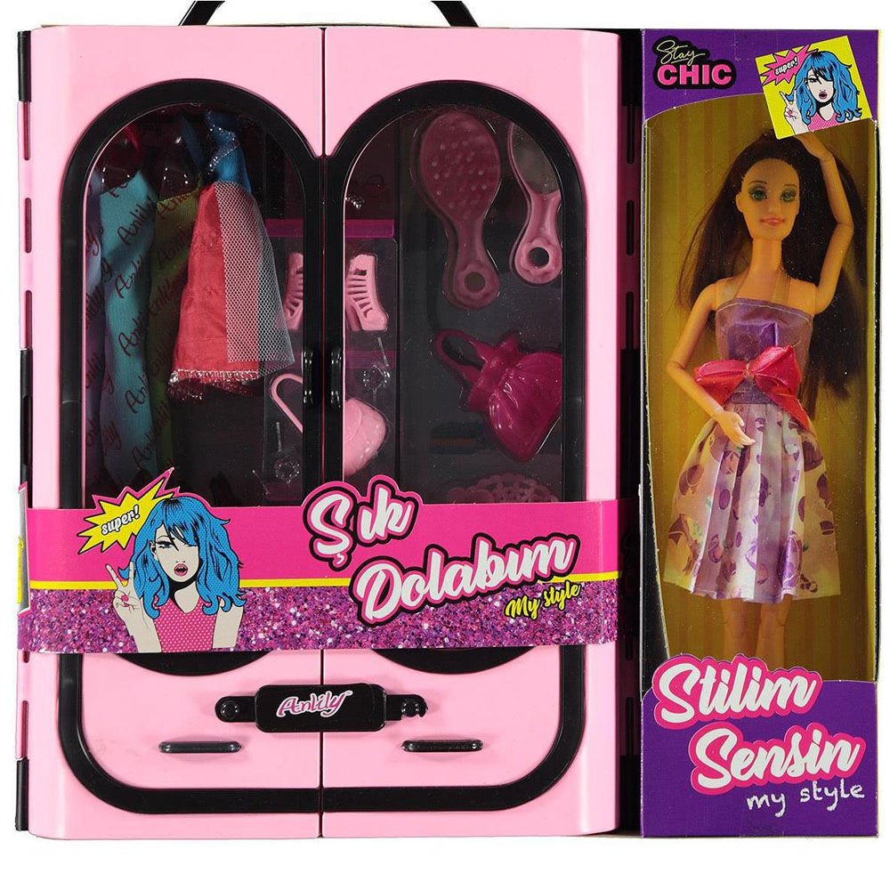 02441 ANLİLY ELBİSE DOLABI BEBEKLİ KL.12