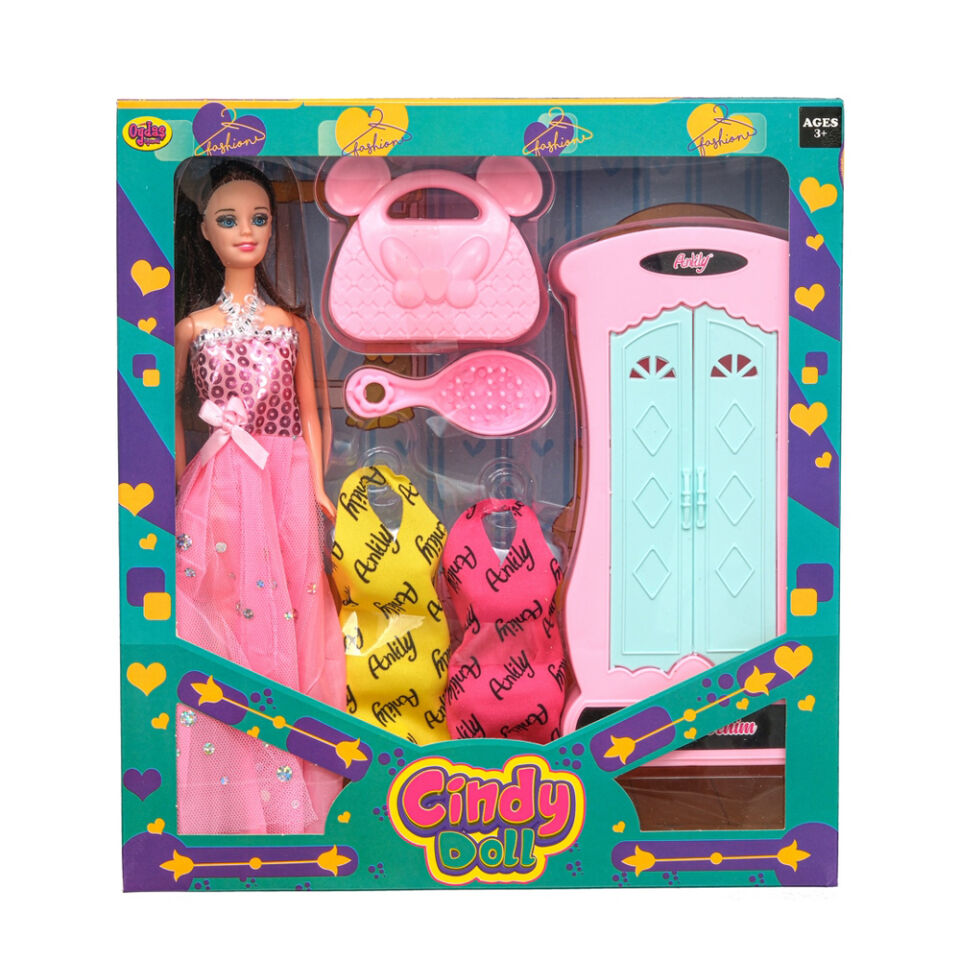 02270 ANLİLY KUTUDA DOLAPLI BEBEK KL.48
