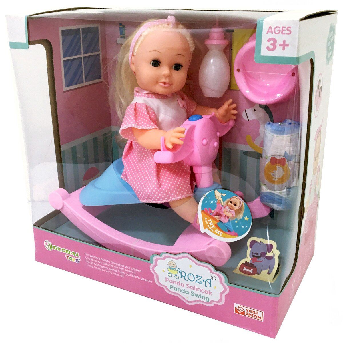 KUTULU ROZA PANDA BEBEK KL.12