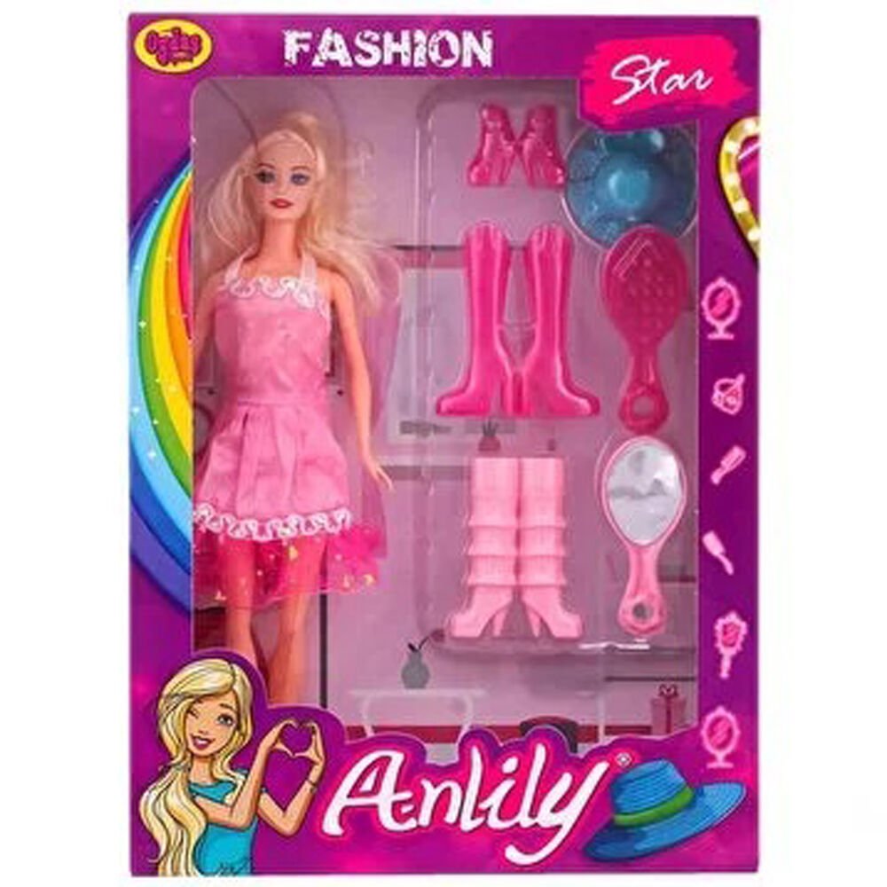 02439 ANLİLY KUTUDA ÇİZMELİ AYNALI BEBEK KL.60