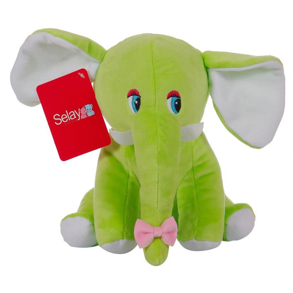 FİL OTURAN 20X17 CM 4 ASORTİ PK:12