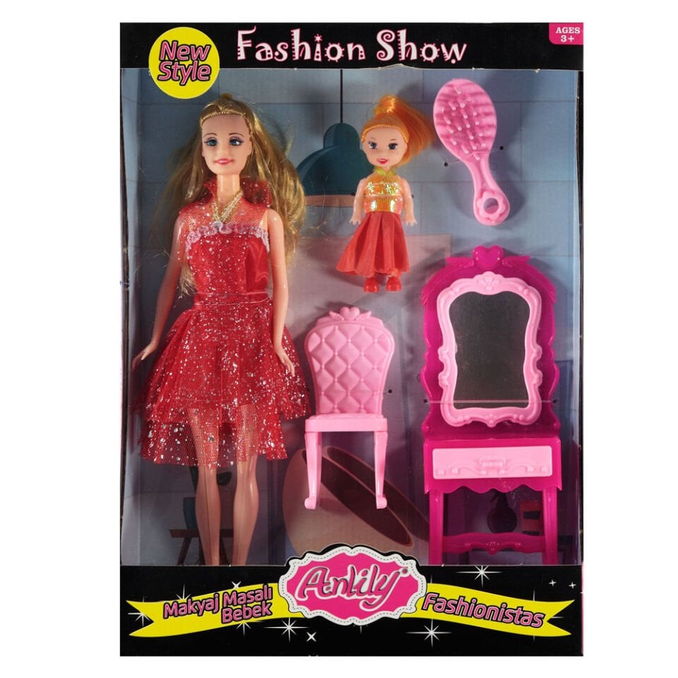 02412 ANLİLY KUTULU MAKYAJ MASALI BEBEK KL.48