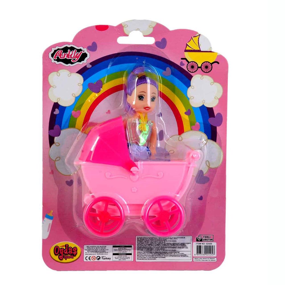 ANLİLY KARTELA BEBEKLİ YATAKLI PUSET 02425 KL.153