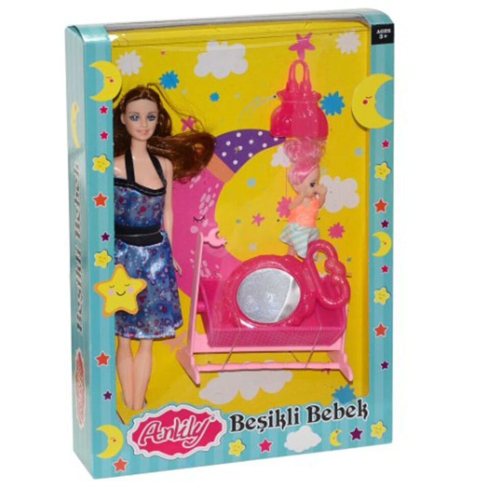 02411 ANLİLY KUTUDA BEŞİKLİ BEBEK KL.60