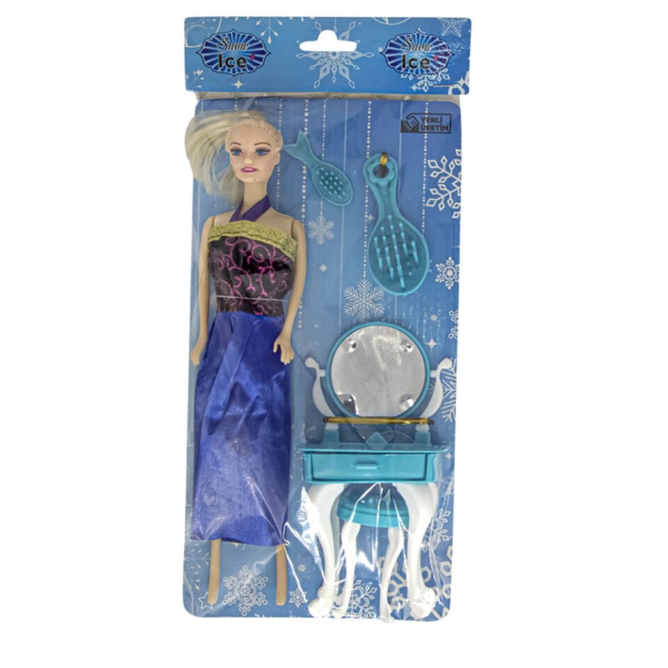 02403 POŞETTE SNOW İCE MAKYAJ MASALI BEBEK KL.144