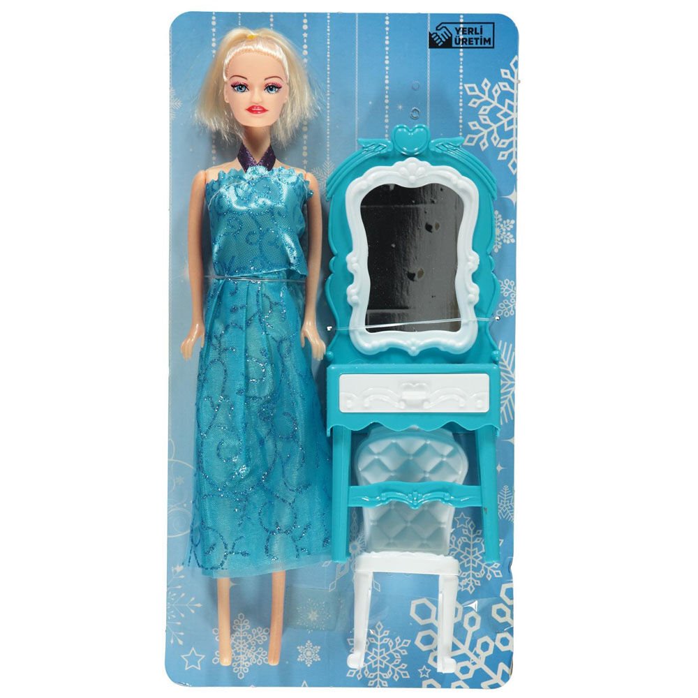 02419 POŞETTE SNOW CİTY MAKYAJ MASALI BEBEK KL.120