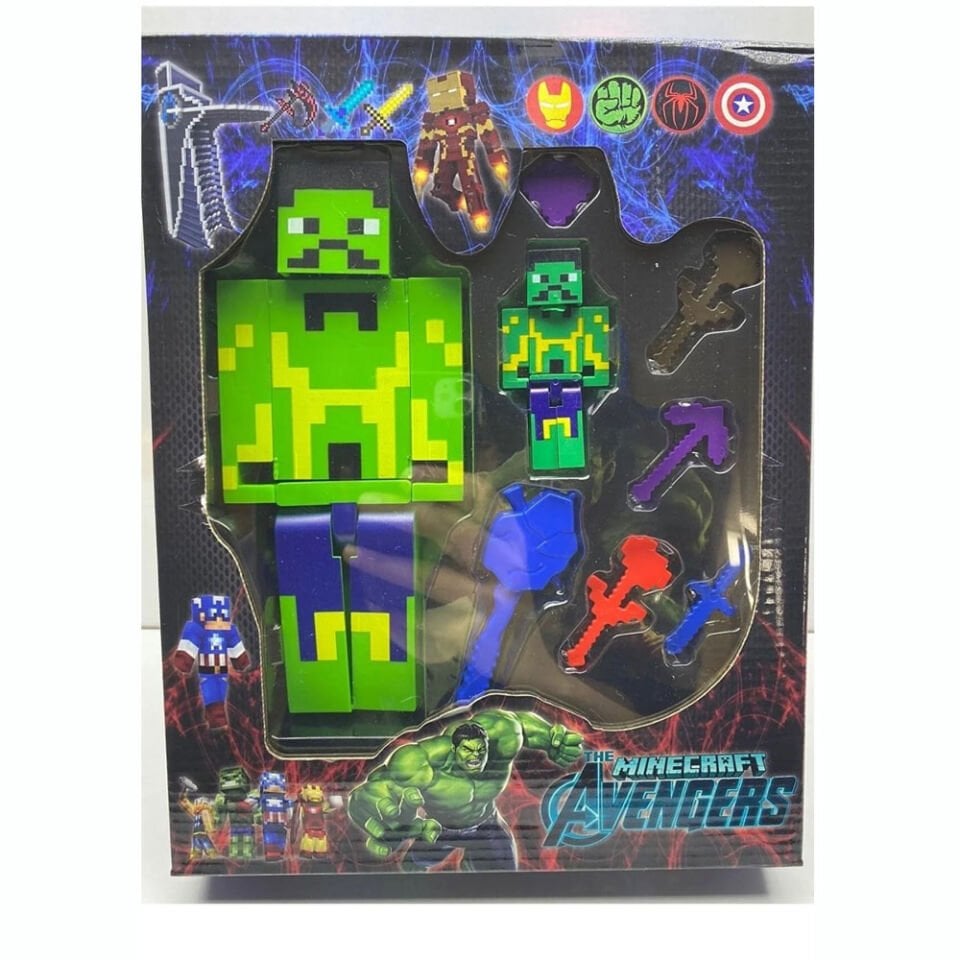 KUTUDA MİNECRAFT TEKLİ AVENGERS