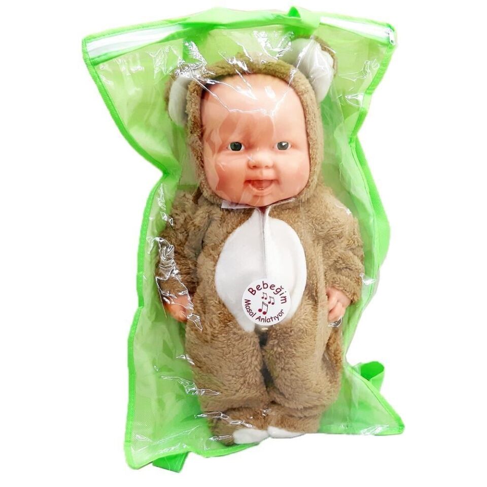 POŞETTE AYI KOSTÜMLÜ MASAL ANLATAN TOMBUL BEBEK KL.16