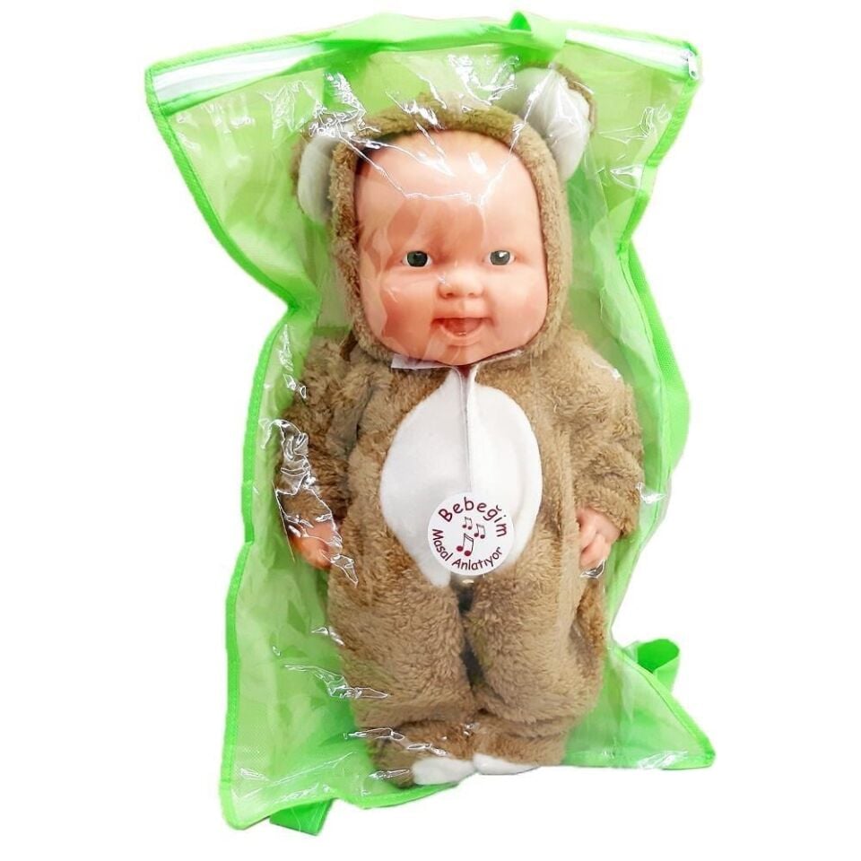 POŞETTE AYI KOSTÜMLÜ MASAL ANLATAN TOMBUL BEBEK KL.16