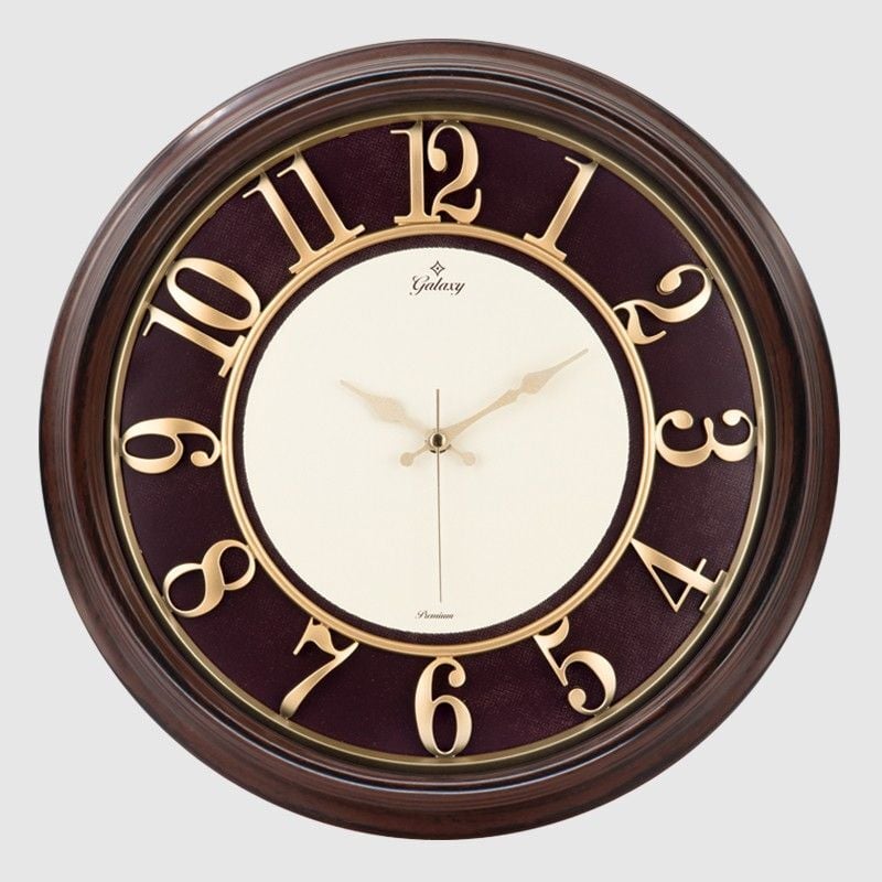 GALAXY PREMİUM AHŞAP GÖRÜNÜM DUVAR SAAT