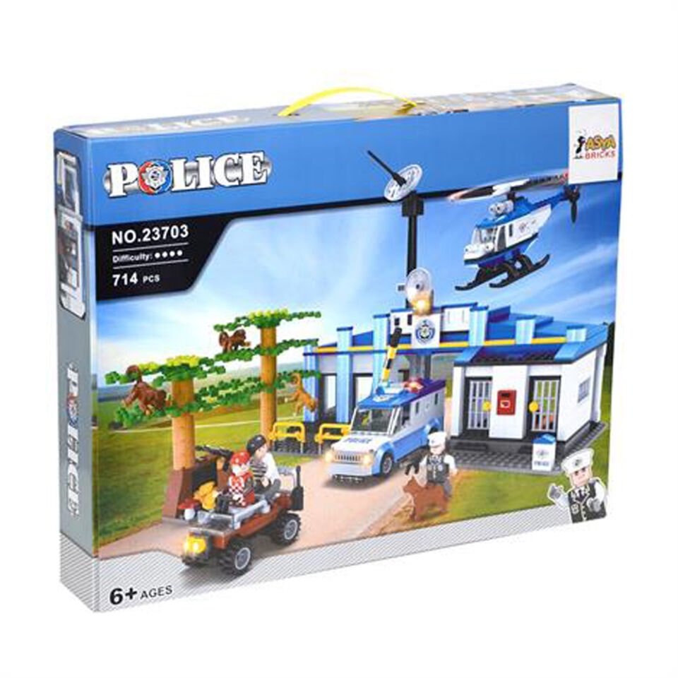 KUTULU ANT BRİCKS POLİCE 714 PCS PUZZLE KL.6
