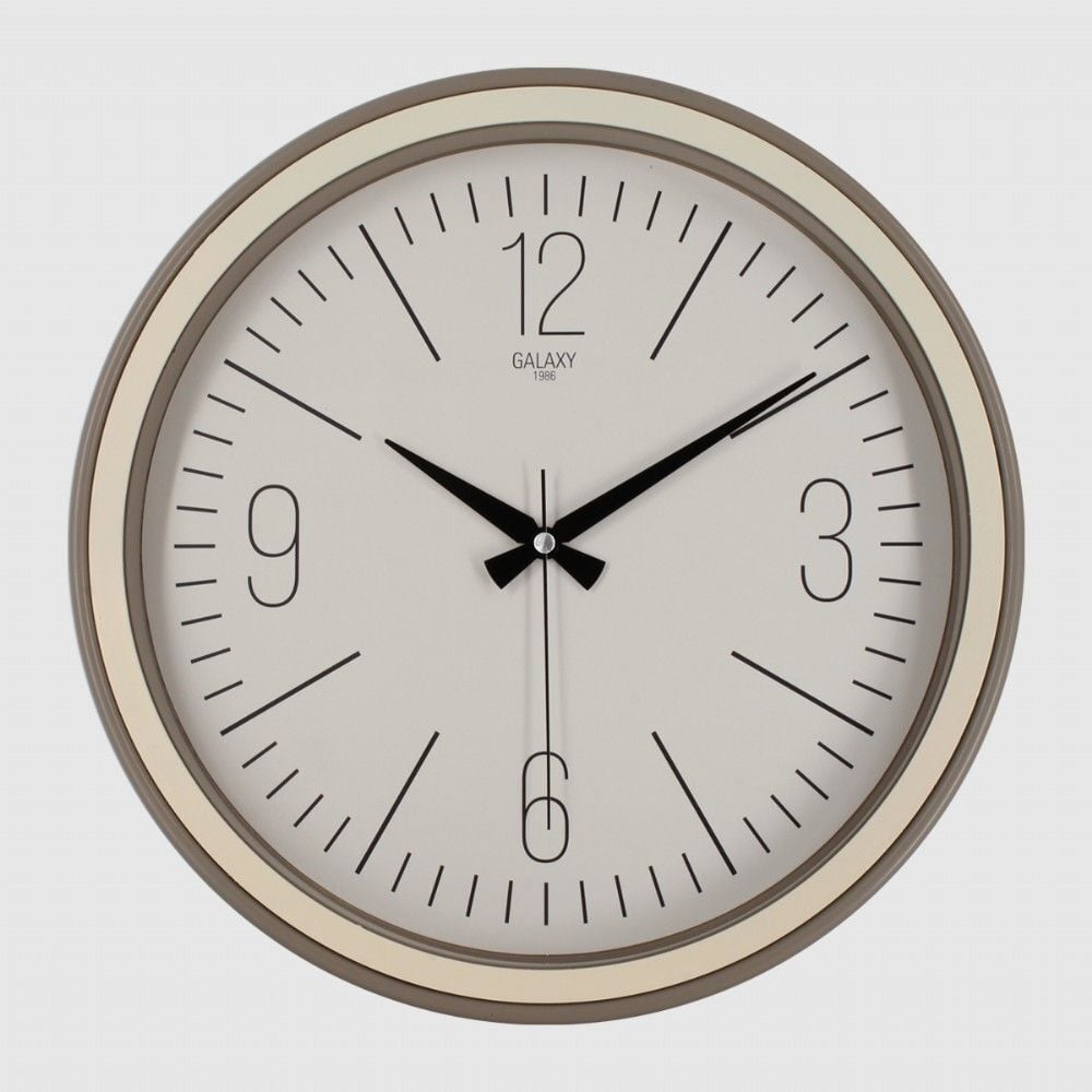 GALAXY KREM ÇERÇEVE DUVAR SAATİ