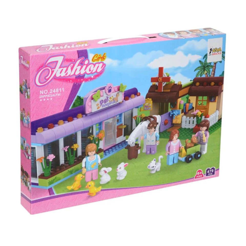 KUTULU ANT BRİCKS FASHİON GİRL 479 PCS PUZZLE KL.8