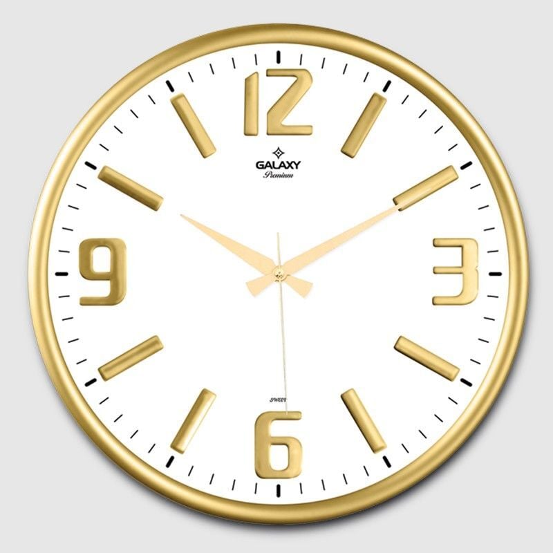 GALAXY PREMİUM GOLD KAPLAMA DUVAR SAAT
