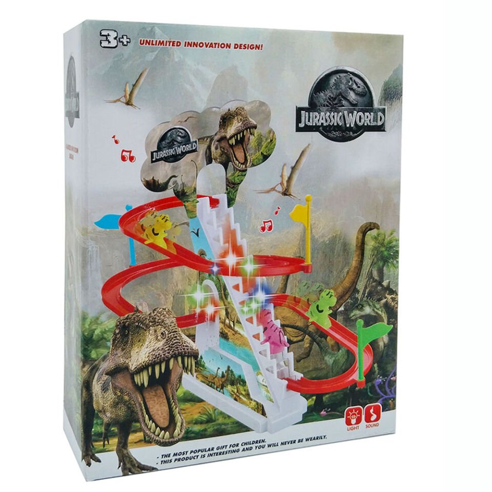 KUTUDA DİNAZOR DÖN DOLAŞ KAYDIRAK SETİ KL.120