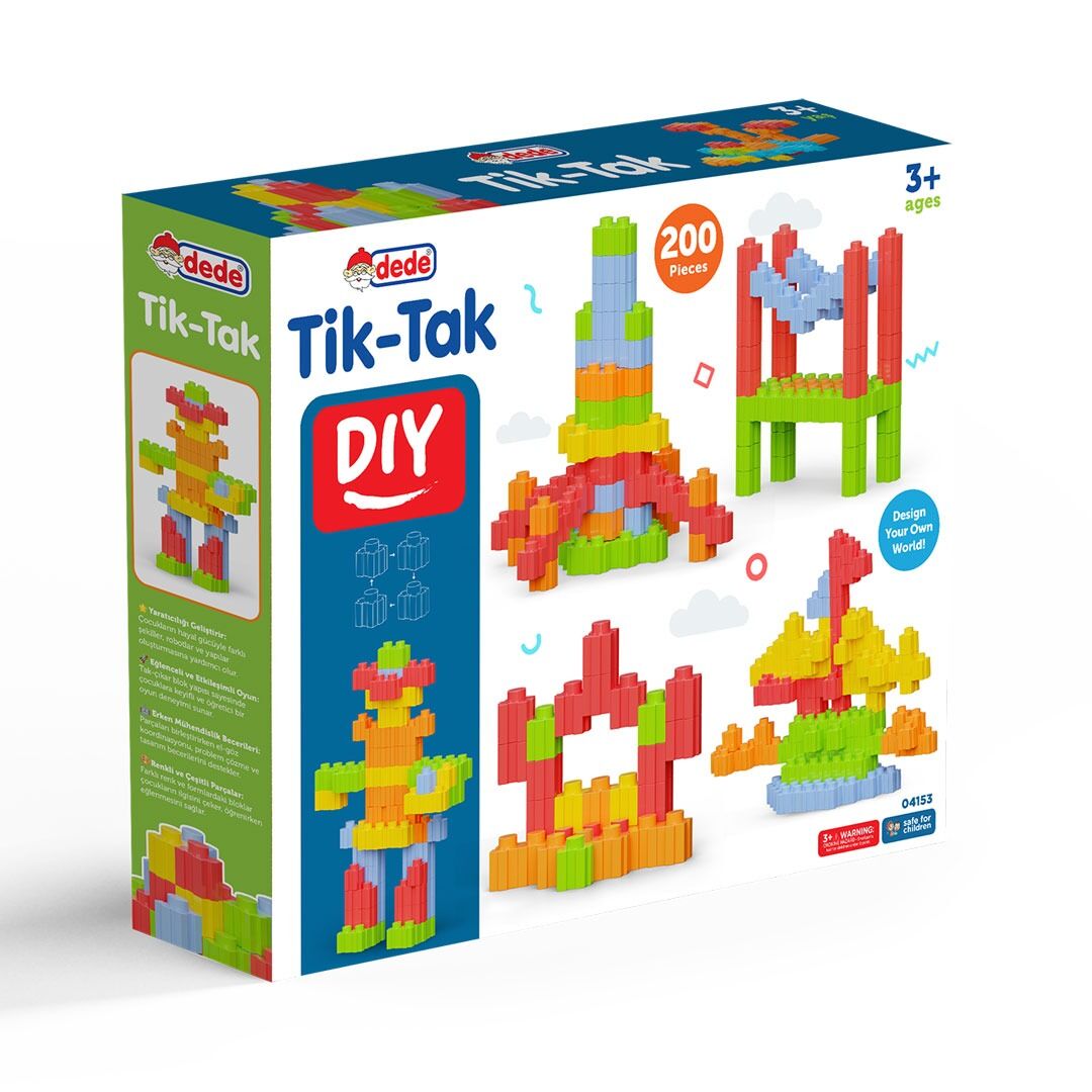 KUTULU TİK TAK BLOKLAR 200 PCS KL.12