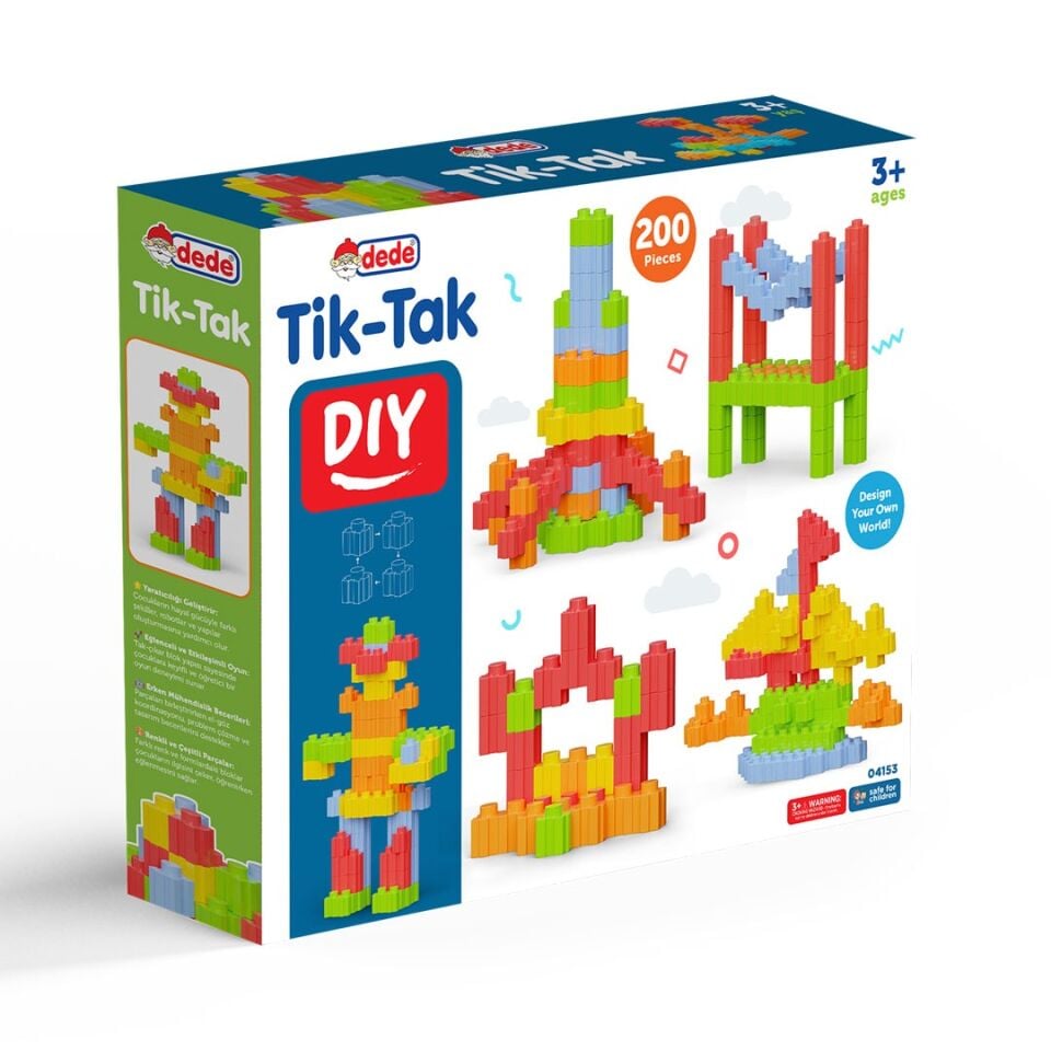 KUTULU TİK TAK BLOKLAR 200 PCS KL.12