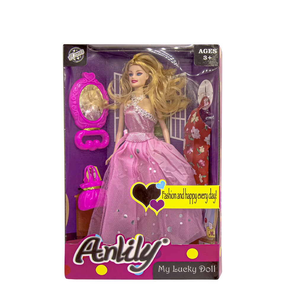 ANLİLY KUTUDA ÇANTALI YED. ELBİSELİ BEBEK 02280