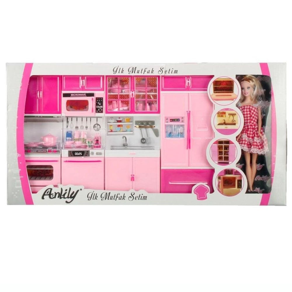 ANLİLY BEBEKLİ 4 LÜ MUTFAK SETİ KL.8