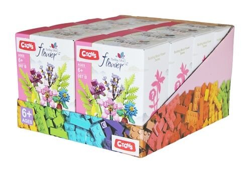 MİNİ BLOK ÇİÇEK 8 Lİ STANT PEMBE PK:8 KL.144