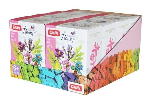MİNİ BLOK ÇİÇEK 8 Lİ STANT PEMBE PK:8 KL.144