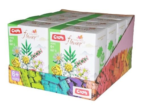 MİNİ BLOK ÇİÇEK 8 Lİ STANT YEŞİL PK:8 KL.144