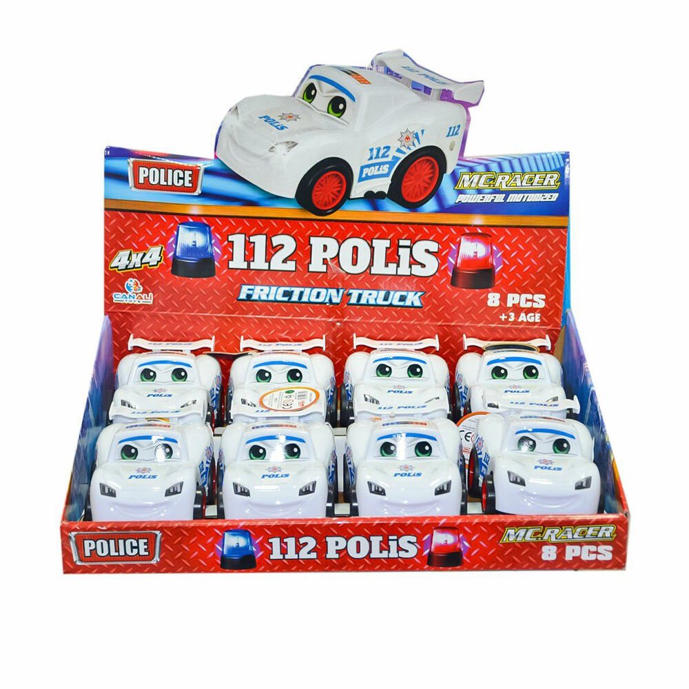 KUTUDA 8 Lİ SÜRTMELİ POLİS ARABASI PK:8 KL.144