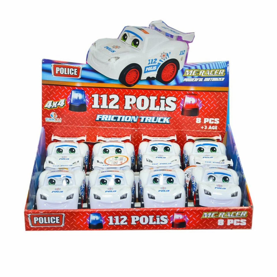 KUTUDA 8 Lİ SÜRTMELİ POLİS ARABASI PK:8 KL.144