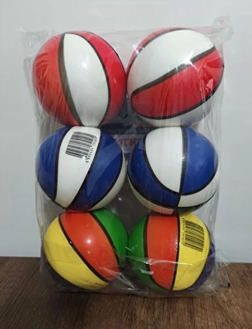 STRES TOPU BYK KARIŞIK 10 CM PK:6