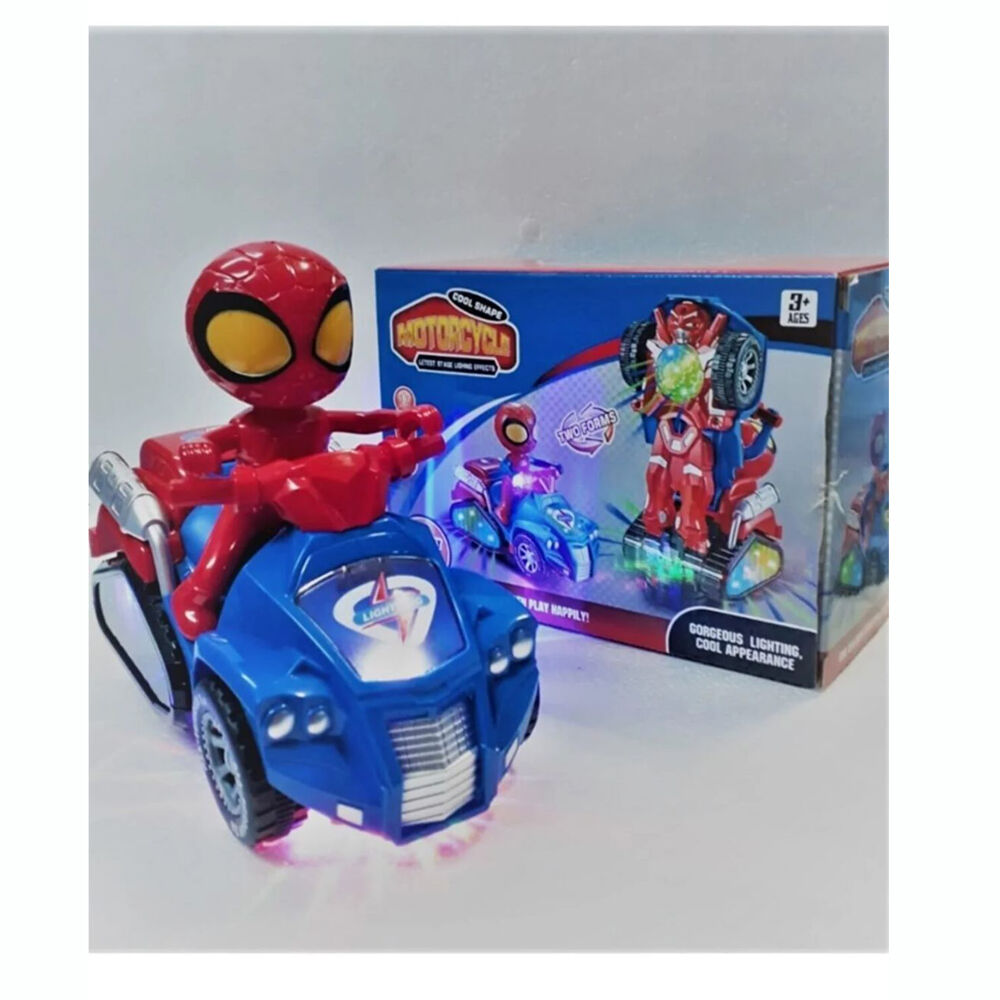 MOTORCYCLE SPİDERMAN ROBOT KUTULU KL.96