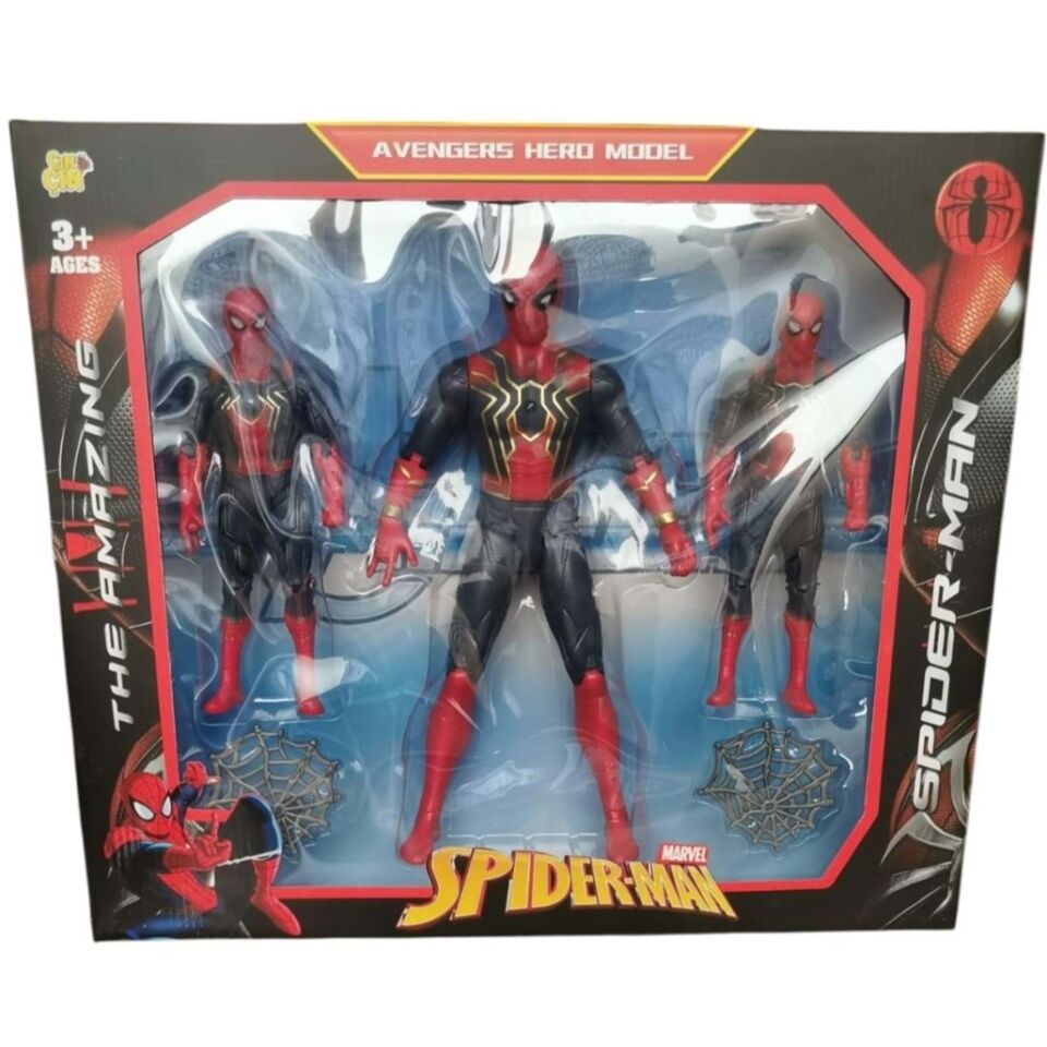 KUTULU 3 LÜ SPİDERMAN KARAKTER KL.24