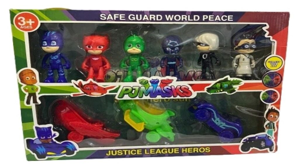 KUTULU ARABALI 6 LI PJ MASK FİGÜR KL.40