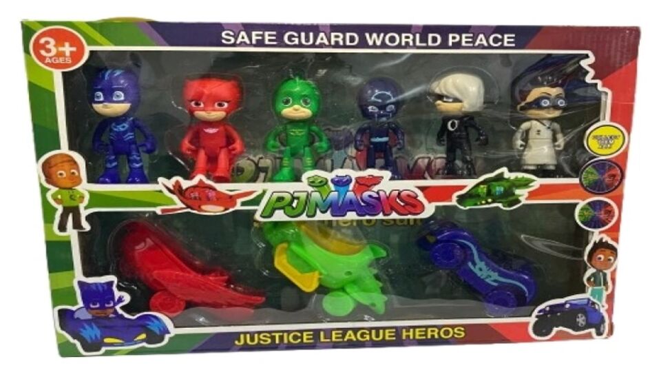 KUTULU ARABALI 6 LI PJ MASK FİGÜR KL.40