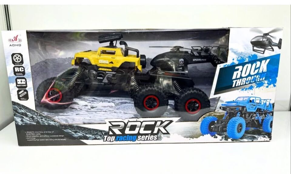 OFF ROAD 6 TEKER HELİKOPTERLİ ŞARJLI KUM. ARABA KL.6