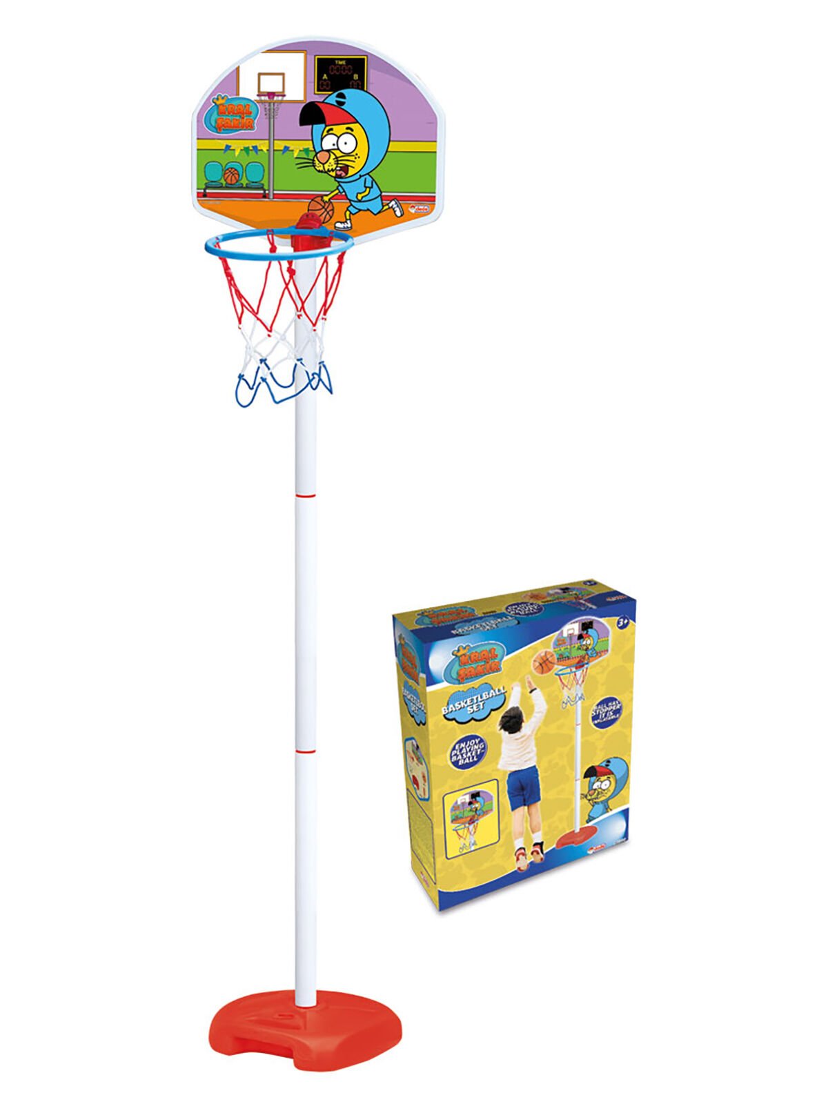 KRAL ŞAKİR BÜYÜK AYAKLI BASKETBOL SET KL.8