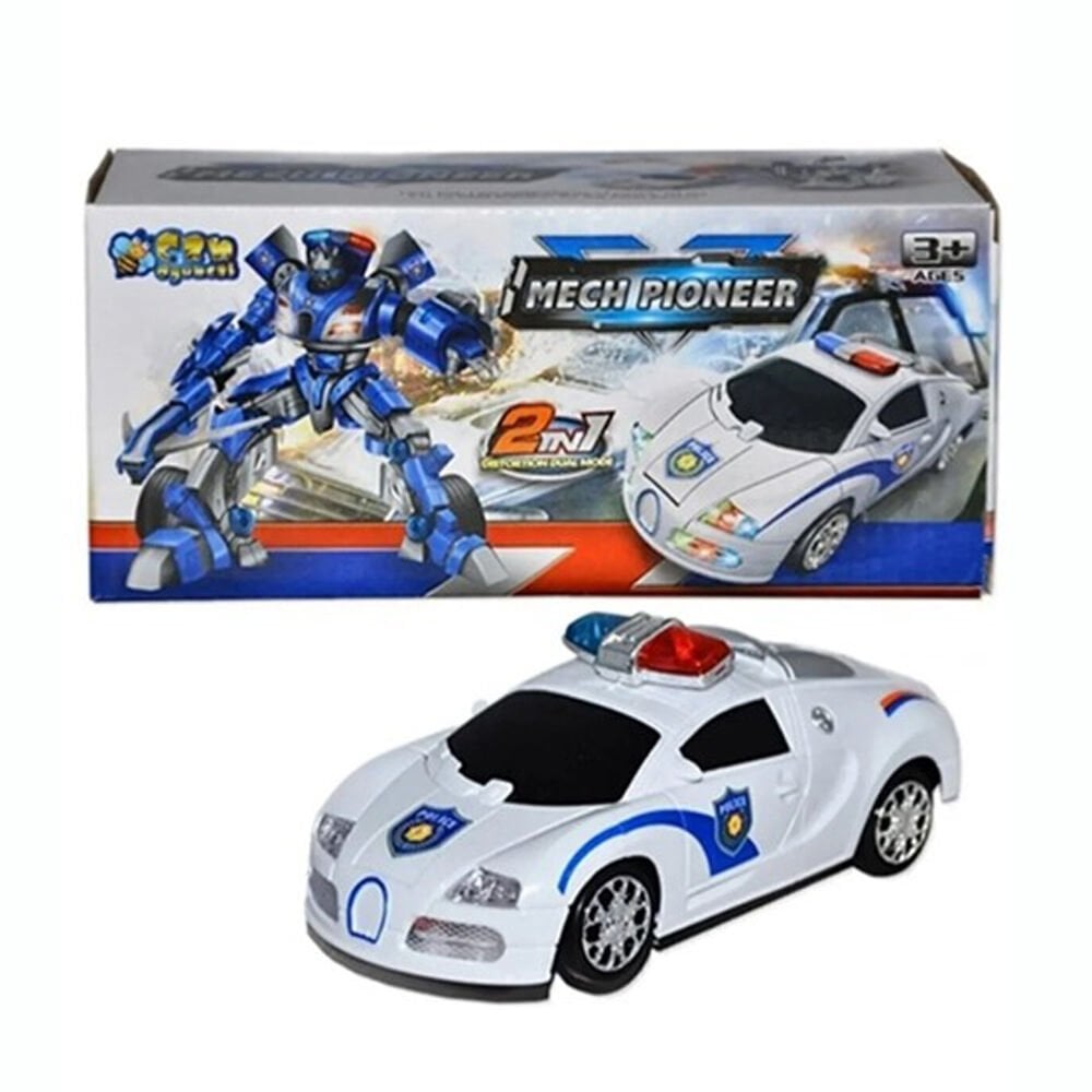 PİLLİ ROBOTA DÖNÜŞEN POLİS ARABASI KL.72