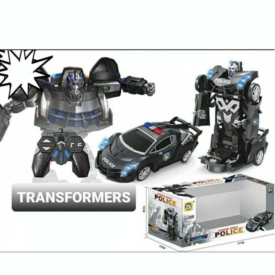 FULL FONK.ROBOTA DÖNÜŞEN ŞARJLI KUMANDALI ARABA