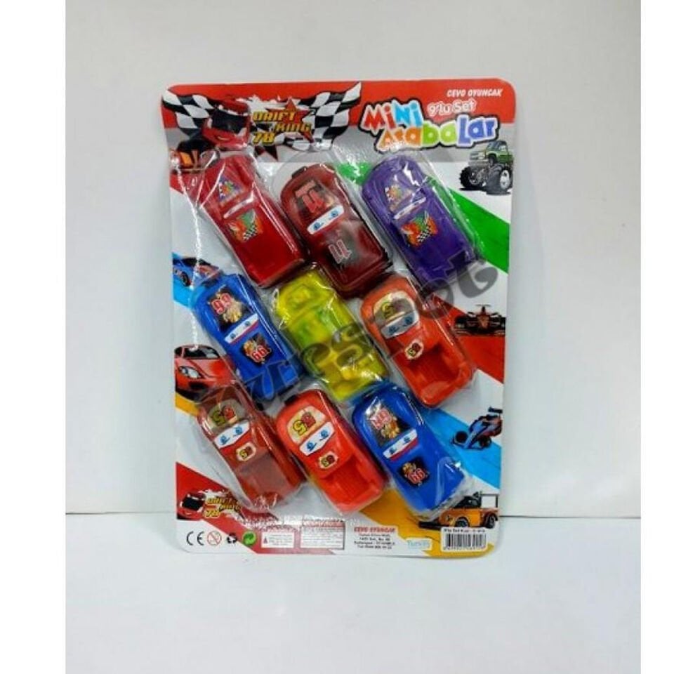 MİNİ ARABALAR 9'LU SET (CEVO-915) KL.85
