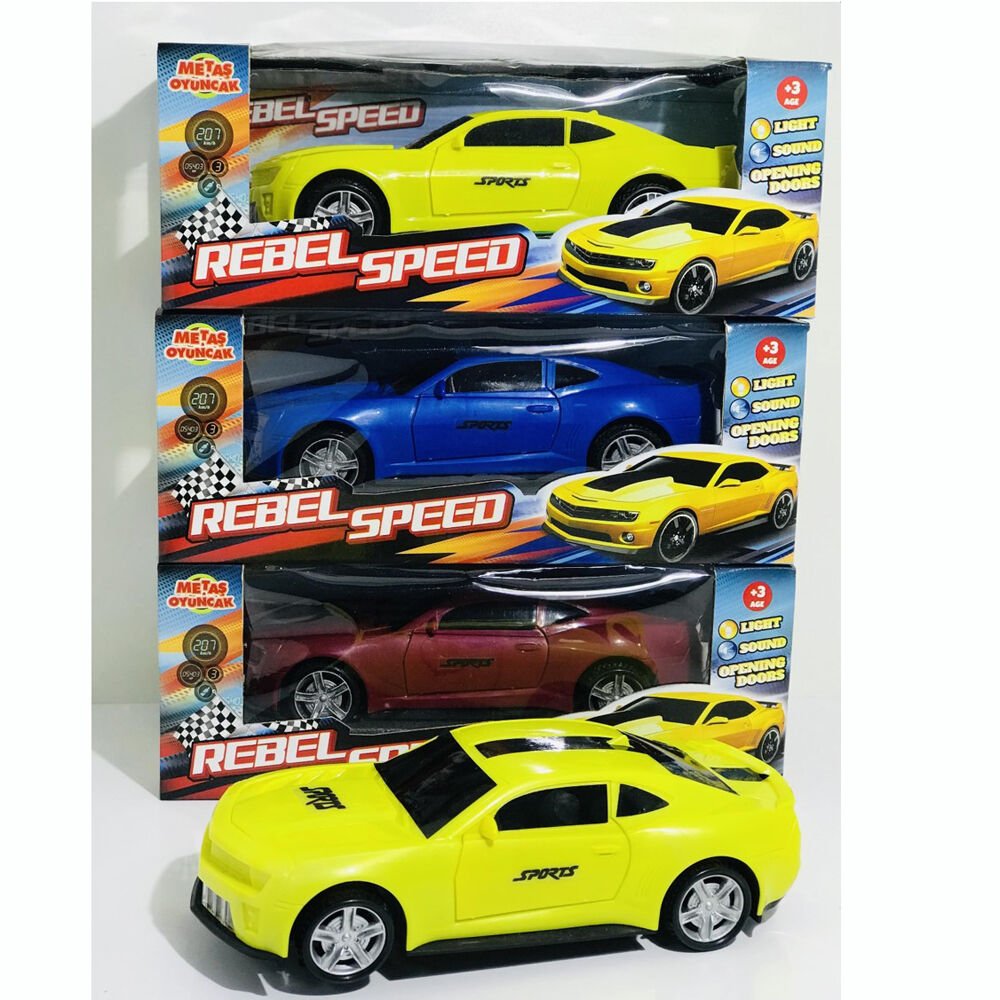 REBEL SPEED PİLLİ MÜZİKLİ ARABA KL.48