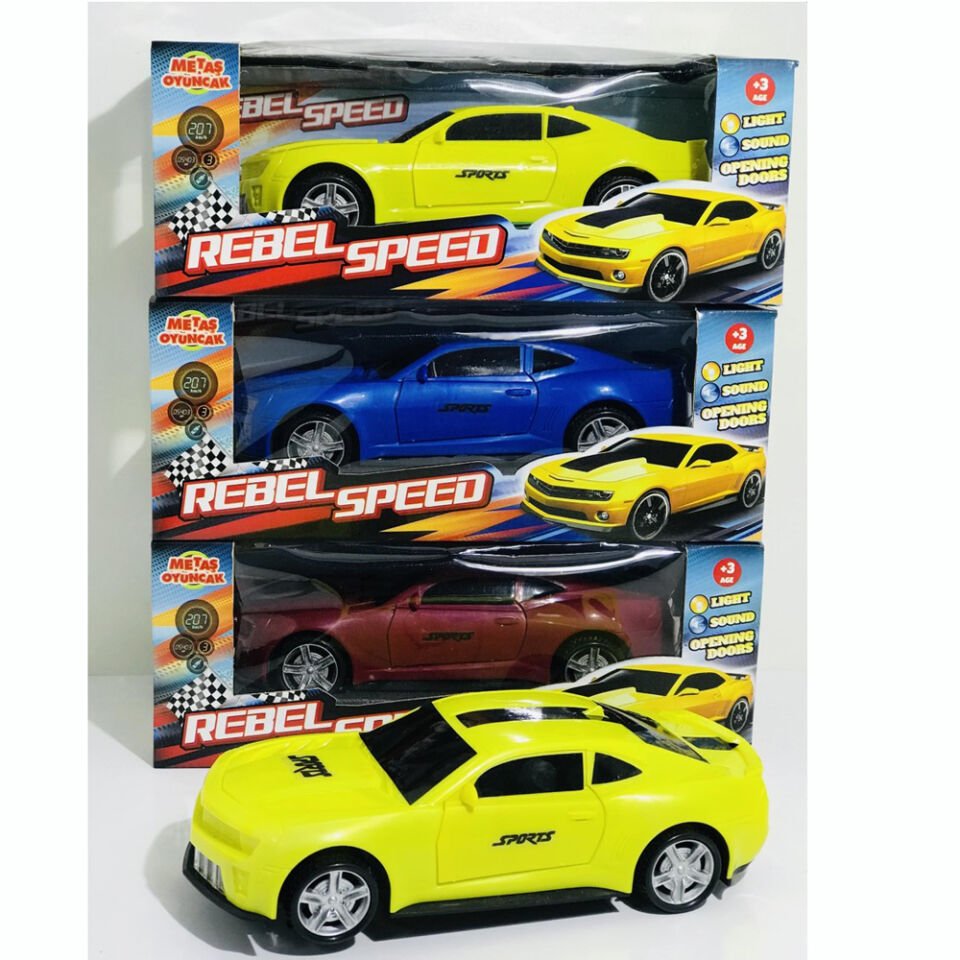 REBEL SPEED PİLLİ MÜZİKLİ ARABA KL.48