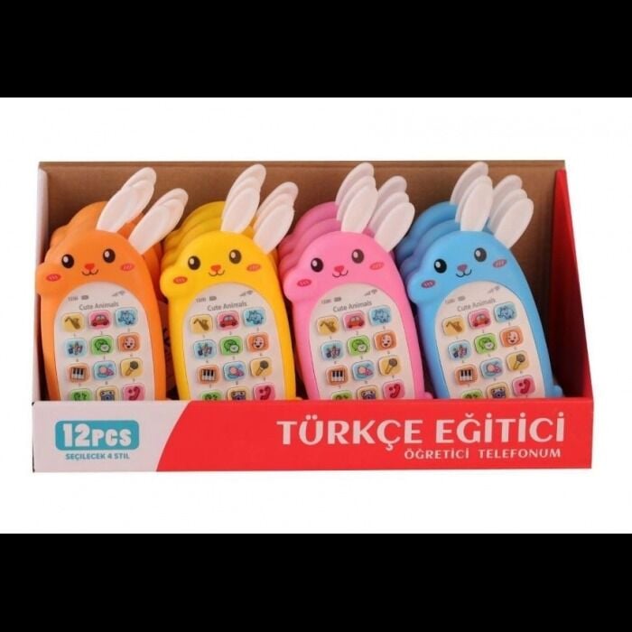 TÜRKÇE EĞİTİCİ TAVŞAN TELEFON PİLLİ PK:12 KL.72