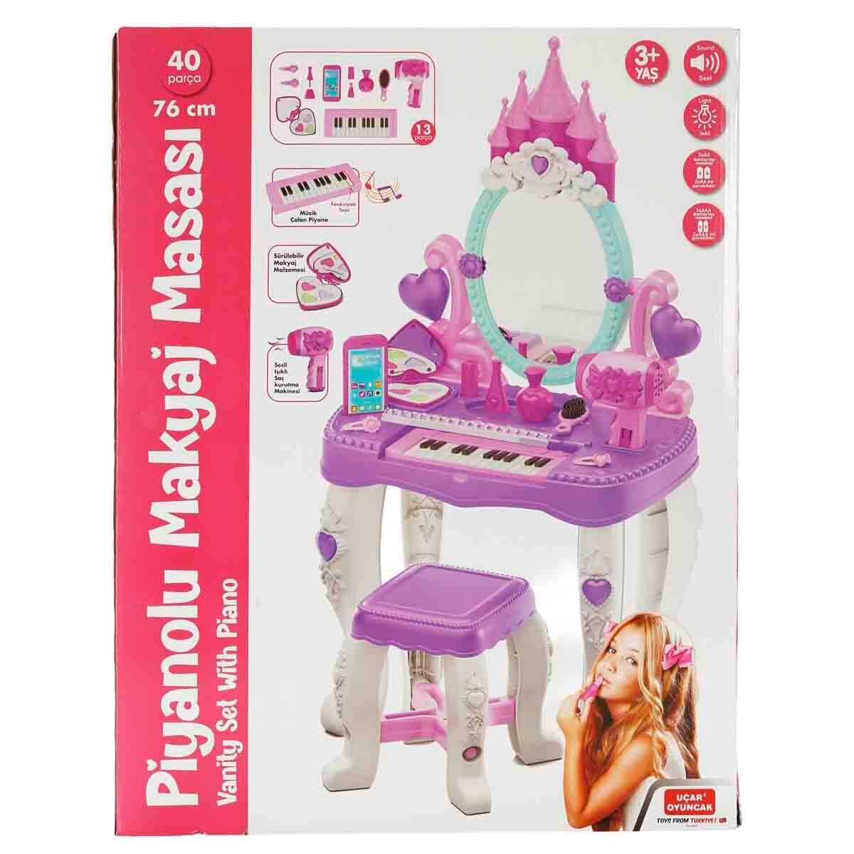 PİYANOLU MAKYAJ MASASI 40 PARÇA KL.4