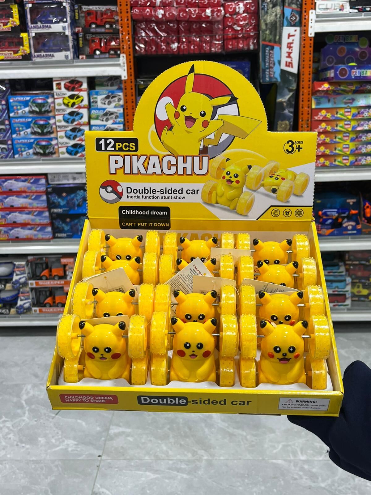 SÜRTMELİ TAKLA ATAN POKEMON ARABA PK:12 KL.384