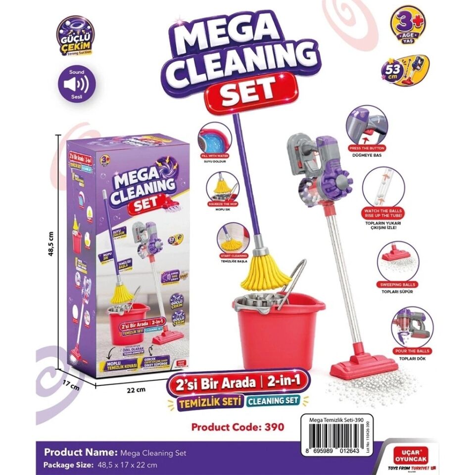 KUTUDA MEGA TEMİZLİK SETİ KL.12